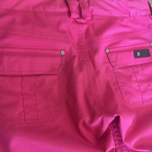 Burton | Pink DryRide Snowpants w/ Green Lining (Medium but fits like a Small) - Picture 6 of 6